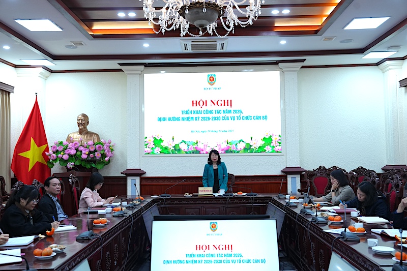 Tham mưu xây dựng, phát triển nguồn nhân lực tư pháp chất lượng cao, có tâm, có tầm